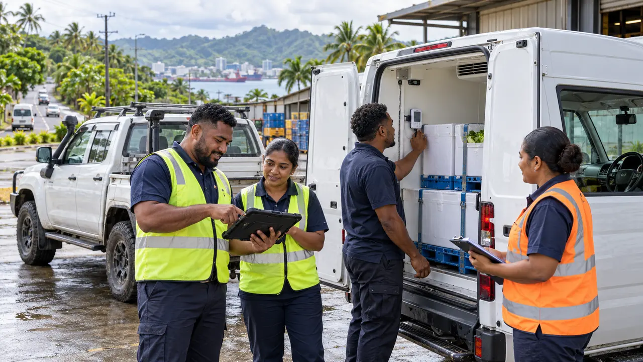 Fiji: Connecting Vehicles, Assets and Field Work